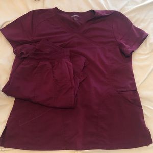 Burgundy Scrubs